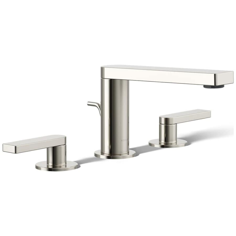 Composed Widespread Bathroom Faucet with Lever Handles - Pop Up Included