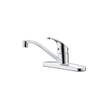 Flagstone® Kitchen Faucet, Deck Mount, ADA, 1 Lever Handle, 1 or 3-Hole, Chrome