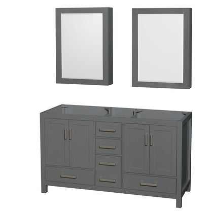 Sheffield Double Bathroom Vanity - 59W x 35H x 21.5D