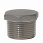 Hex Head Plug, 1 in, MNPT, 316/316L Stainless Steel, 150 lb