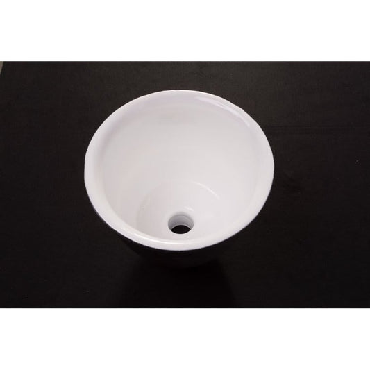 Floor Sink Body, 12 x 12 x 8 in, Round, 2 in, No Hub