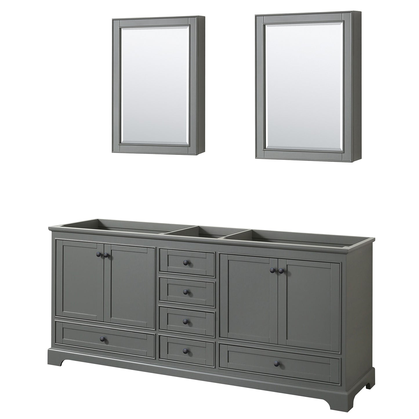Deborah Double Bathroom Vanity - 79W x 34.25H x 21.63D