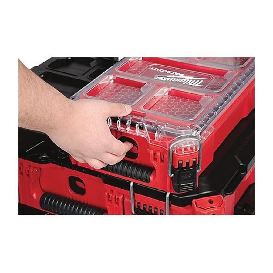 PACKOUT™ Compact Impact-Resistant Tool Organizer, 4.61 in H x 15.24 in W, Polymer, Red