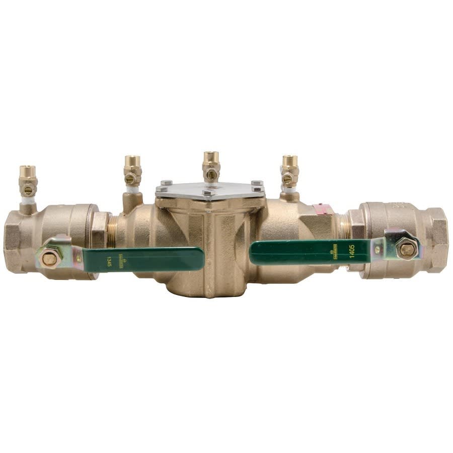 LF007 Double Check Backflow Preventer, 2 in, FNPT, Bronze