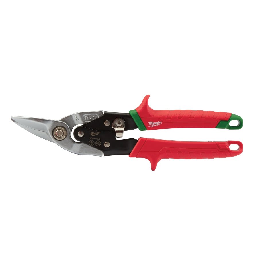 Aviation Snip, Right Cutting Snip, Steel Blade