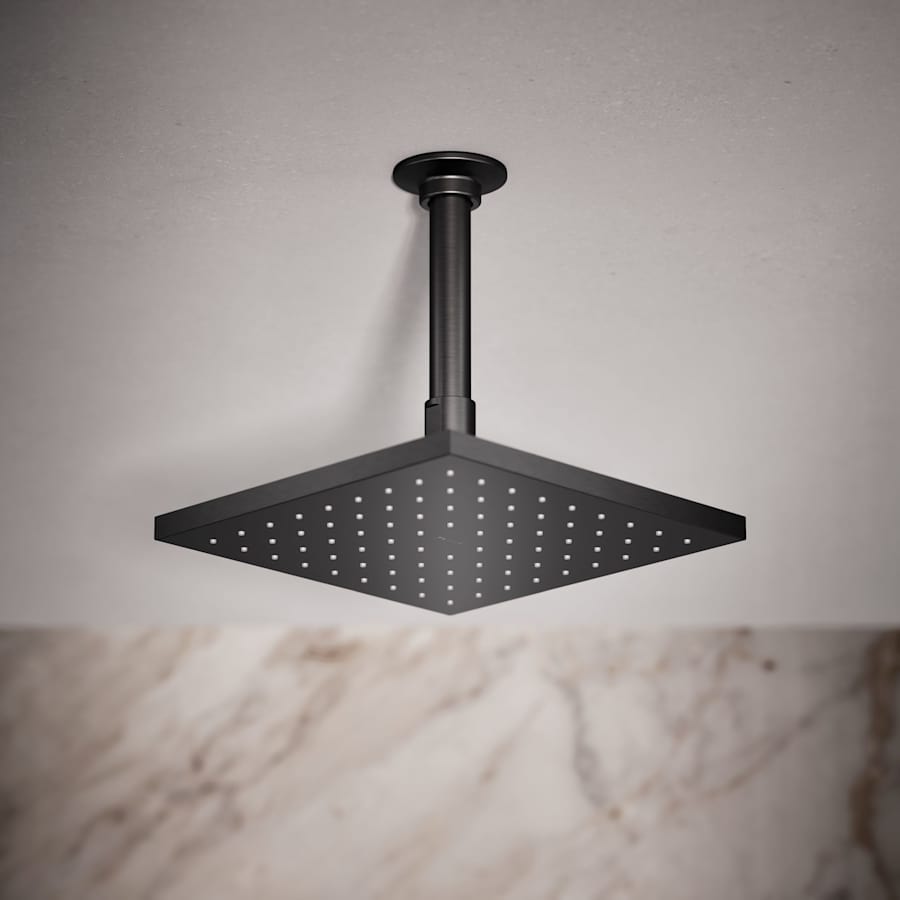 Contemporary Square 8" Single Function 2.5 GPM Rainhead with MasterClean Sprayface and Katalyst Air-Induction Technology