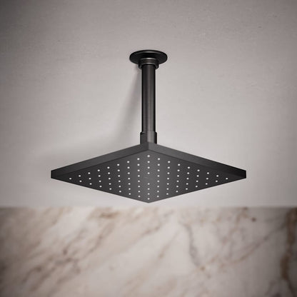 Contemporary Square 8" Single Function 2.5 GPM Rainhead with MasterClean Sprayface and Katalyst Air-Induction Technology