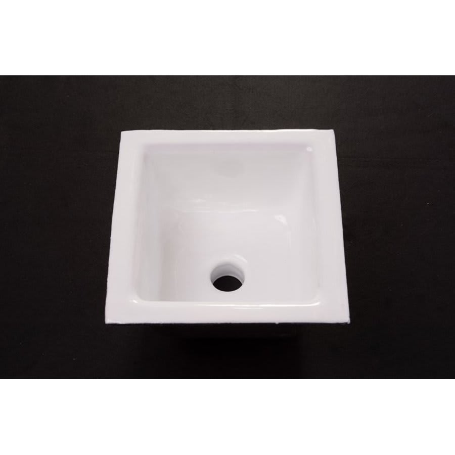 Floor Sink Body, 12 x 12 x 6 in, Square, 2 in, No Hub