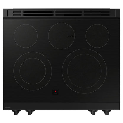 Bespoke 30 in. 6.3 cu.ft. 5 Burner Element Smart Slide-In Electric Range w/ AirFry & Safety Knobs in Stainless Steel