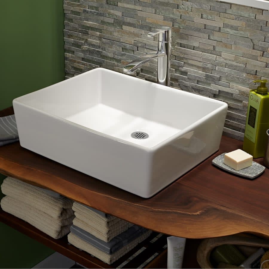 Loft 19-5/8" Vessel Fireclay Bathroom Sink