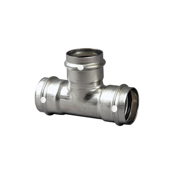 Tee, 1 in, Press, 304/304L Stainless Steel