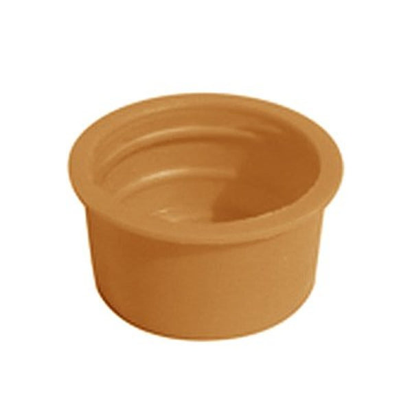 Slip-On Test Cap, 2 in, Plastic, Orange