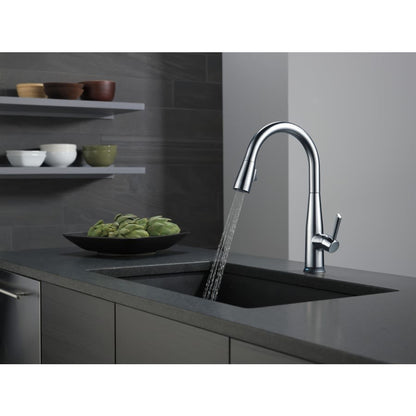 Essa Pull-Down Kitchen Faucet with On/Off Touch Activation and Magnetic Docking Spray Head