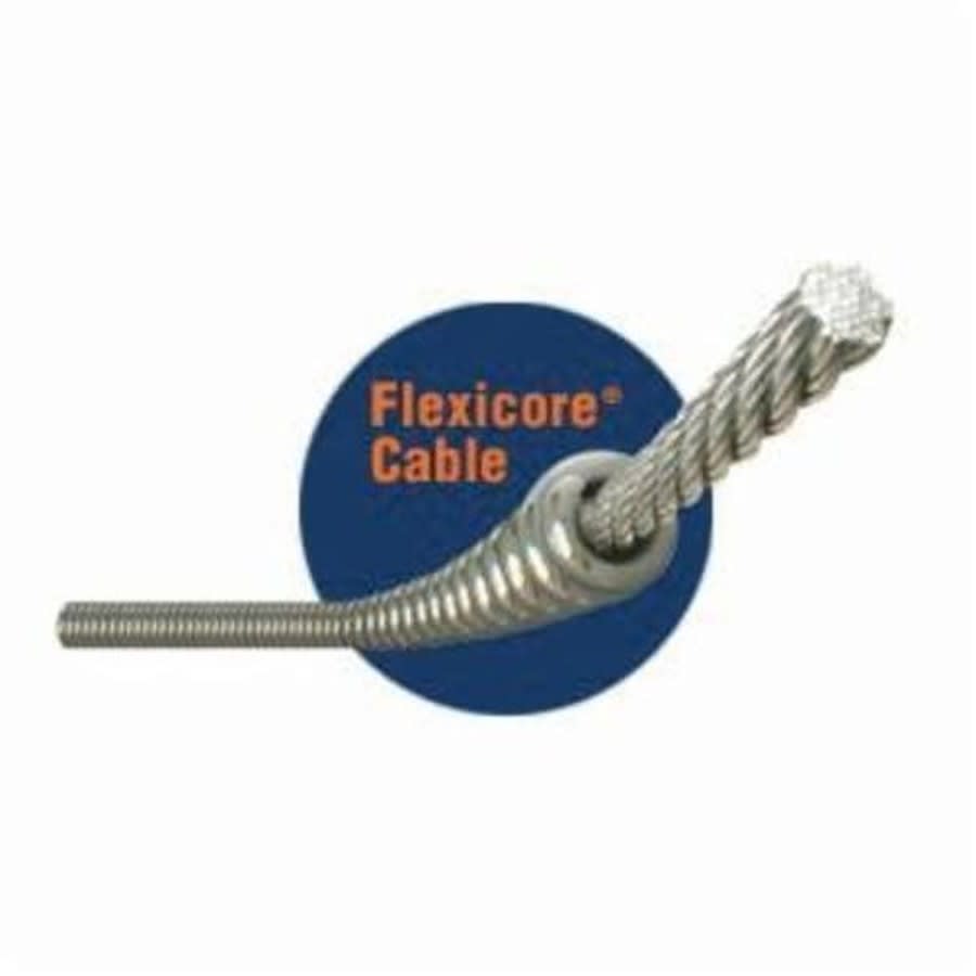 Flexicore® Replacement Cable, 3/8 in Dia, Power-Vee, Handylectric and Drain Rooter Drain Cleaner
