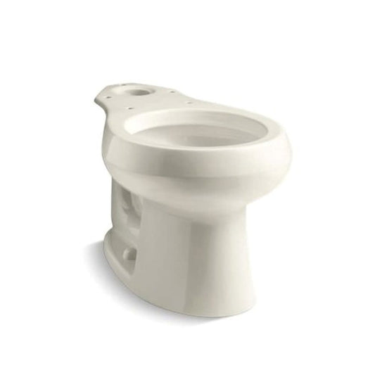 Wellworth® Toilet Bowl, Floor Mount, 12 in Rough, Round, Biscuit