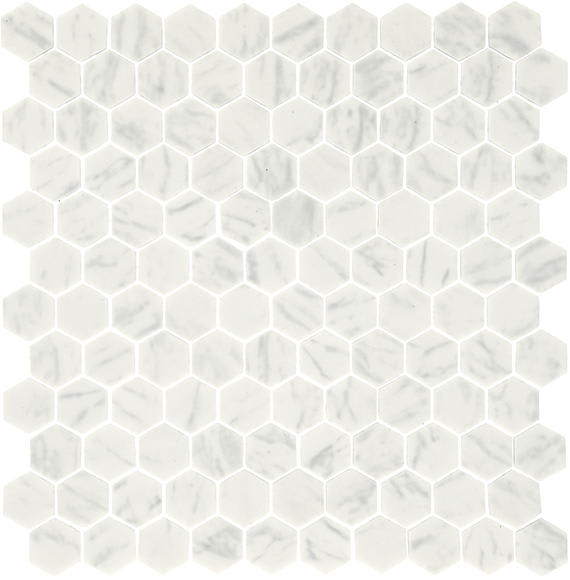 Natural Hues Carrara Hexagon 8X9 Matte