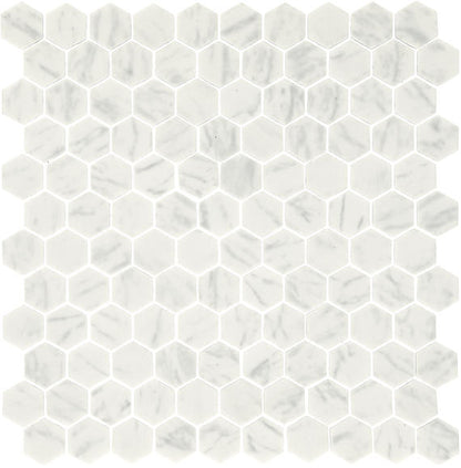 Natural Hues Carrara Hexagon 8X9 Matte