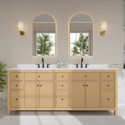 Pendry Double Bathroom Vanity - 84W x 35H x 22D