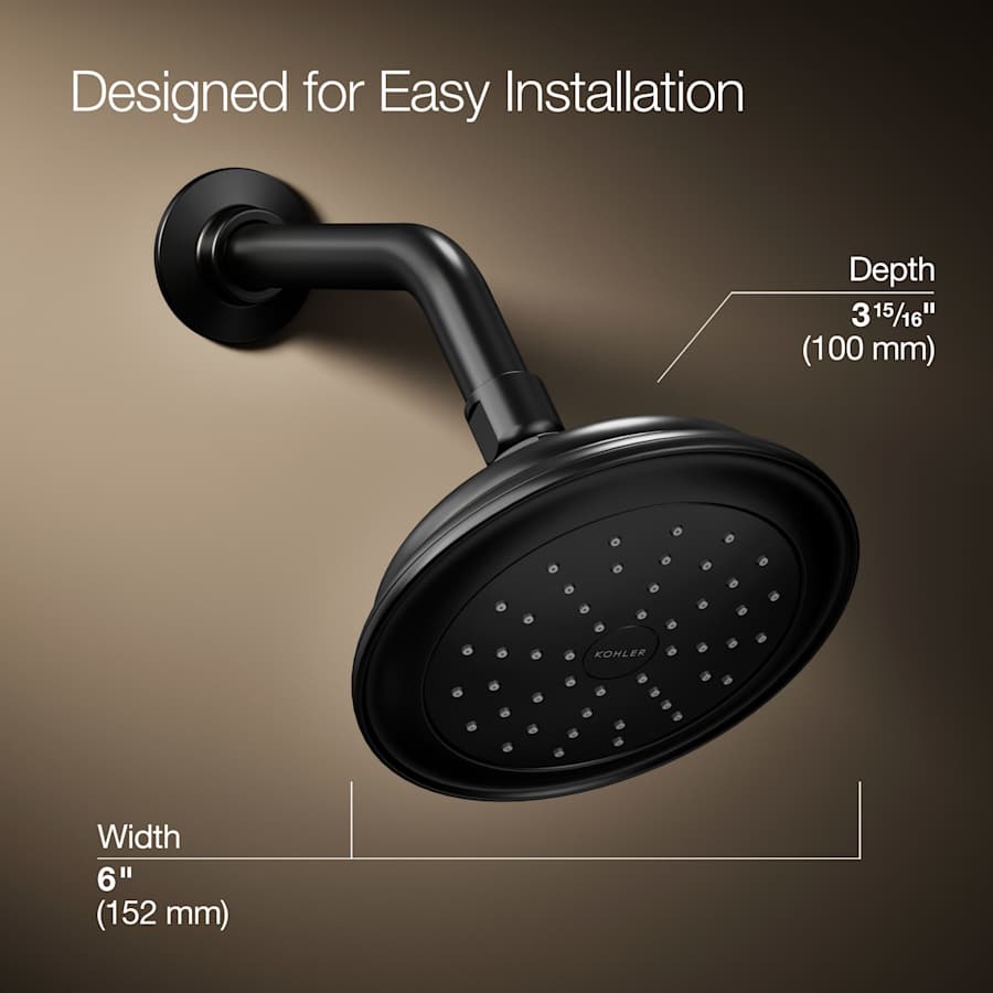 Artifacts 2.5 GPM Single Function Shower Head with Katalyst Air-Induction Technology