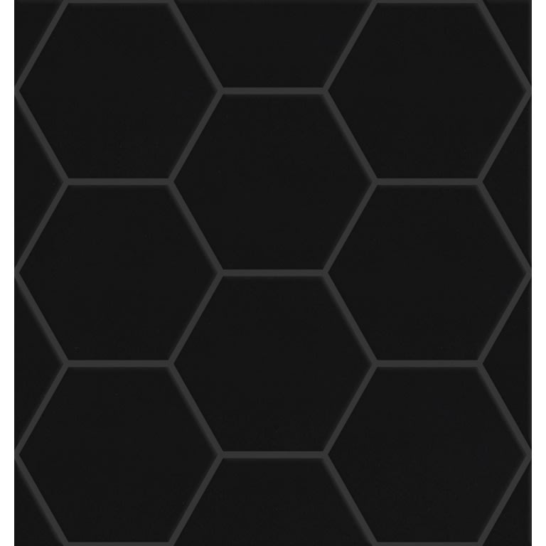 TIMES SQUARE BLACK PL 4"HEX/MO