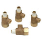 Ball Test Cock, For Use With Model 860XL Pressure Reducing Valve, 1/8 in, MNPT x 1/4 in, FNPT, 4-Pack