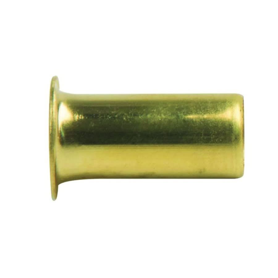 Insert, 3/8 in, Tube, Brass, Rough Brass, Domestic