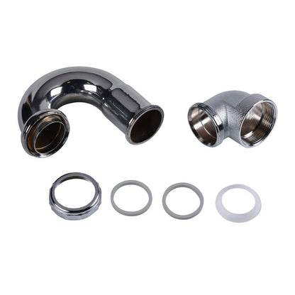 Tubular P-Trap, 1-1/2 in, 20 ga, Polished Chrome