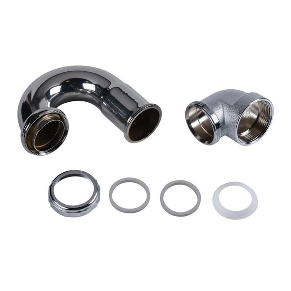 Tubular P-Trap, 1-1/2 in, 20 ga, Polished Chrome