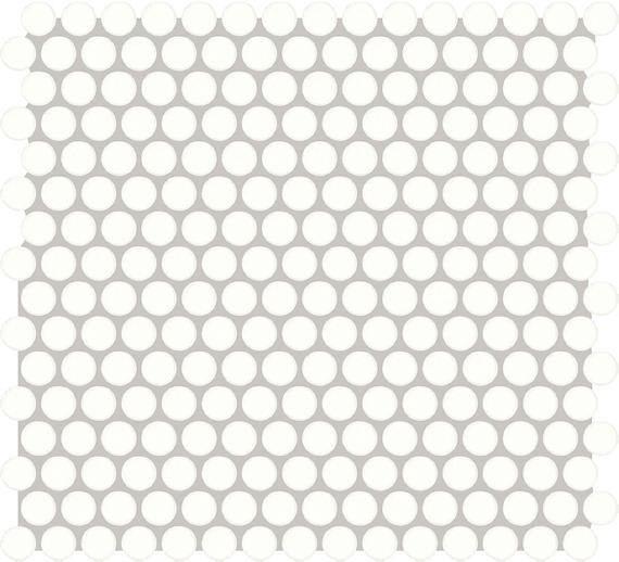 Unglazed Mosaics Ice White Straight Joint 2X2 Matte