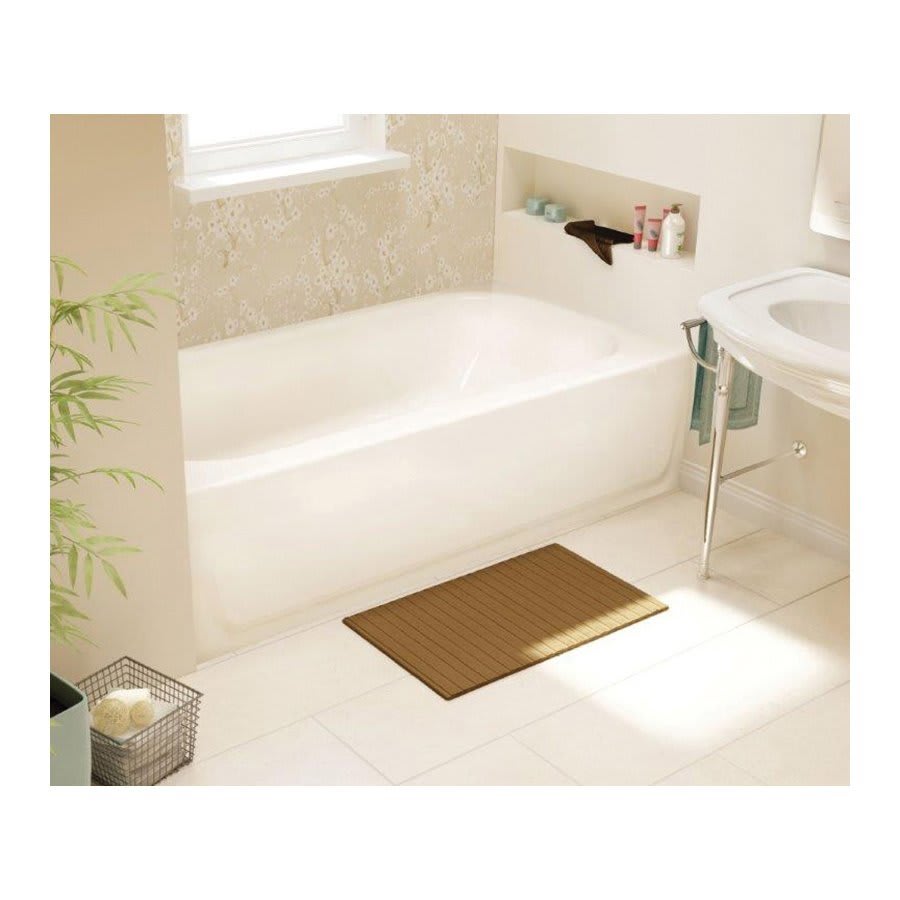 Aloha Alcove Tub, ADA, 60 x 30 x 14-1/4 in, Right Hand Drain, White