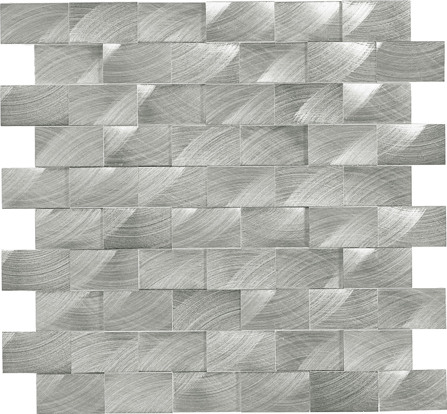 Structure Steel Brick 1/2X1 Satin