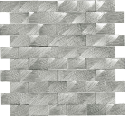 Structure Steel Brick 1X2 Satin