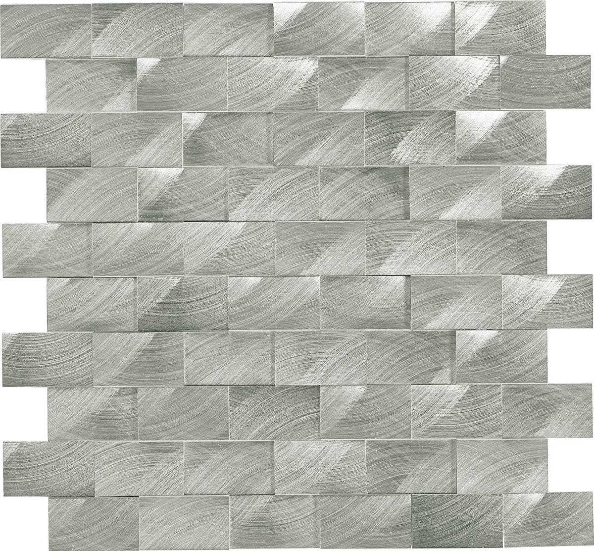 Structure Steel Brick 1X2 Satin