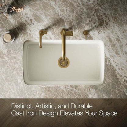Cape Dory 33" Single Basin Under-Mount Enameled Cast-Iron Kitchen Sink
