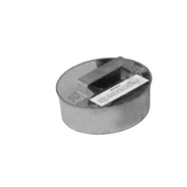Round Vent Tee, 6 in Dia