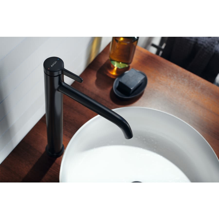 Axor One 1.2 GPM Vessel Single Hole Bathroom Faucet Less Drain Assembly - Engineered in Germany, Limited Lifetime Warranty