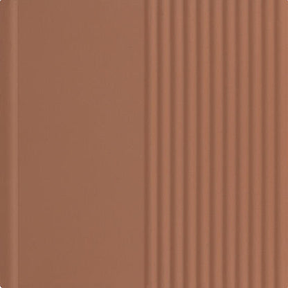 Rhyme and Reason Warm Terracotta Square, Ripple Mix 6X6 Matte