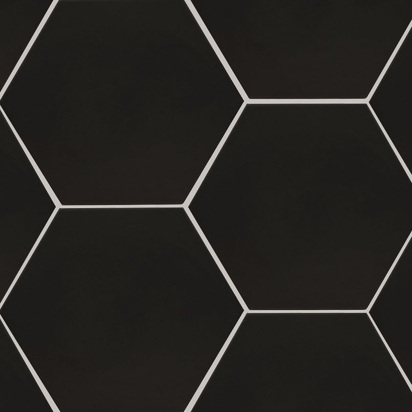 Hexley Graphite Hexagon Tile