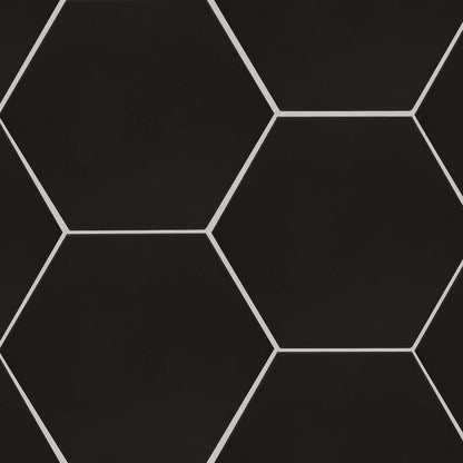 Hexley Graphite Hexagon Tile