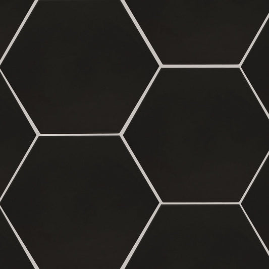 Hexley Graphite Hexagon Tile