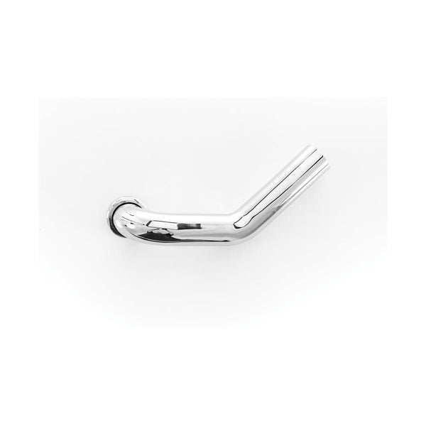 45 deg Tubular Wall Bend, 1-1/2 in, 17 ga, Chrome