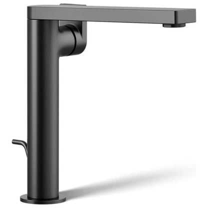 Composed 1.2 GPM Vessel Single Hole Bathroom Faucet with Pop-Up Drain Assembly