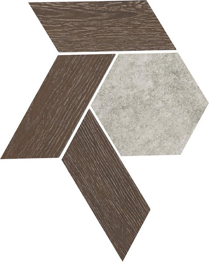 Historic Limestone Lineage Blend Hexagon 12X10 Matte