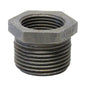 Hex Head Bushing, 1/2 x 3/8 in, MNPT X FNPT, SCH 80/XH, Forged Steel, 3000 lb