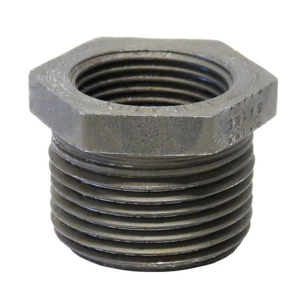Hex Head Bushing, 1-1/4 x 1/2 in, MNPT X FNPT, SCH 80/XH, Forged Steel, 3000 lb