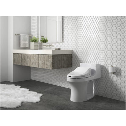 San Souci 1.28 GPF One Piece Toilet with Left Hand Lever - Requires Separate Purchase of K-26132-CSP OR K-27142-CR Bidet Seats