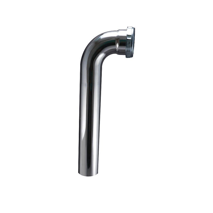 Tubular Waste Arm, 1-1/2 in, Tube x Slip Joint, 20 ga, Chrome