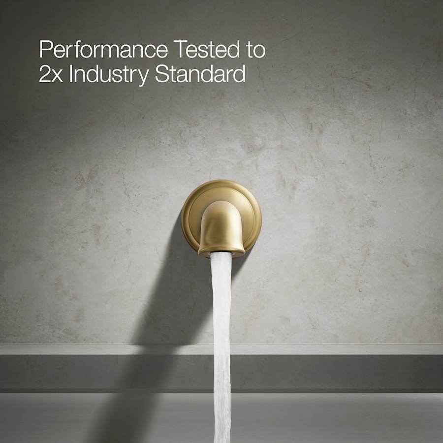 Artifacts Non Diverter Wall Mounted Tub Spout with Flare Design