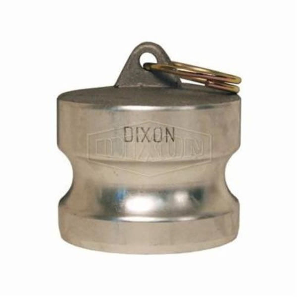 Global Type DP Cam and Groove Dust Plug, 6 in, Aluminum