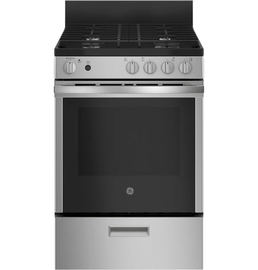 Ge® 24" Steam Clean Free-Standing/Slide-In Gas Range